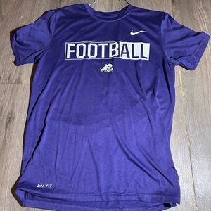 TCU Dri fit shirt